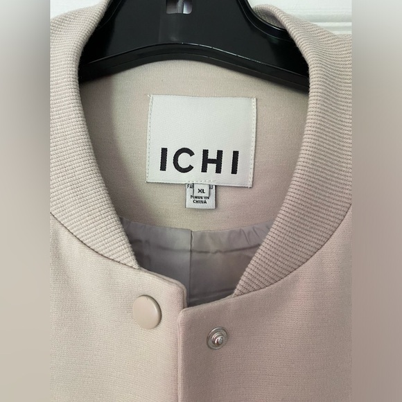 ICHI beige bomber jacket, size XL - Picture 2 of 3